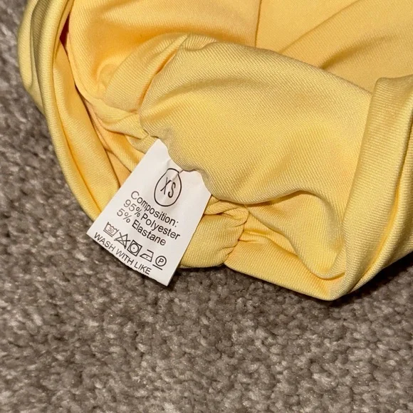 Yellow Women's Two Piece Skirt Set - Picture 5 of 5